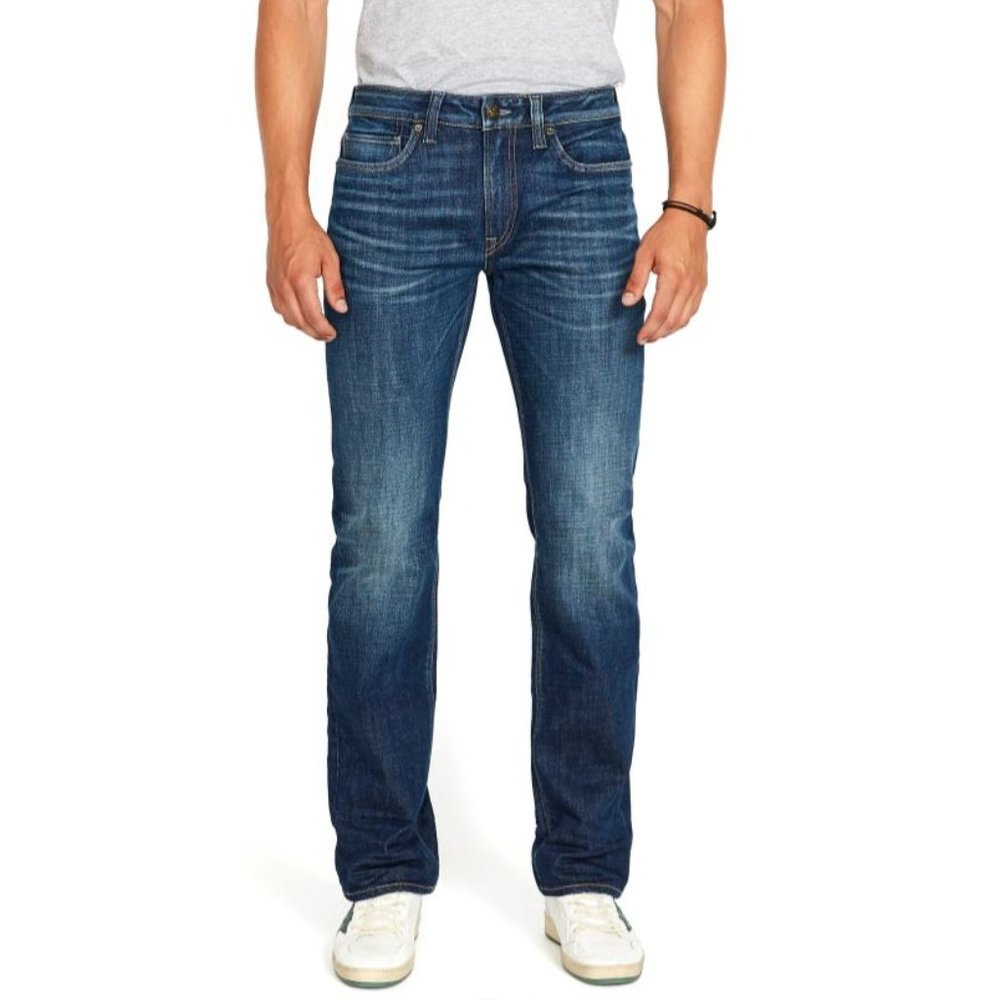 RELAXED STRAIGHT DRIVEN Sanded Jeans - BM22640 38x30 Indigo